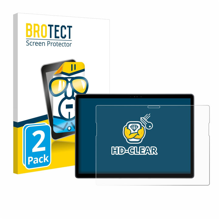 BROTECT (2 Stück Schutzfolie für Dell Latitude 7350 Detachable Displayschutz Folie Ultra-Klar