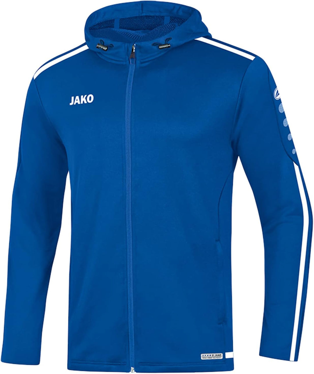 JAKO Herren Kapuzenjacke Striker 2.0, weiss/marine, XXL, 6819 XL royal/Weiss, XL royal/Weiss