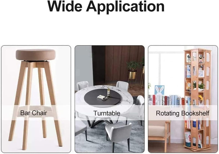 LZYKJGS Universal Möbel Drehteller, Metall Möbel Drehteller, Drehbeschlag Schwerlast, 360° Grad Swiv