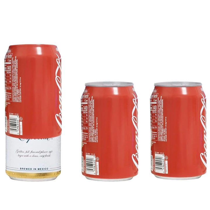 3 Stück Silikonhülle für Bier Dosen, Silikonhülle Bierdose, Bierdosen überzieher, 12 oz (355 ml), Wi
