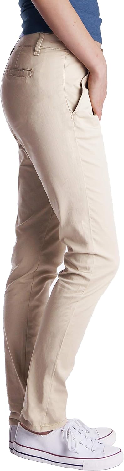 Fraternel Chino Damenhose Stoffhose normal Waist M Beige, M Beige
