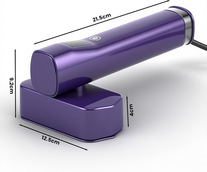 Steamer Dampfglätter, 1200W tragbares Dampfbügeleisen, 2-in-1 Handbügeleisen, 15s Schnellaufheizung,