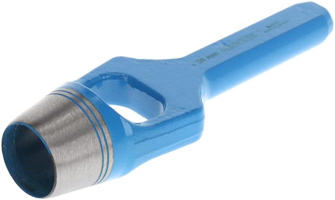 GEDORE Henkellocheisen für weiche Materialen, Ø 38 mm, Gummi Leder Dichtungen Stoff, rund, 205 mm la