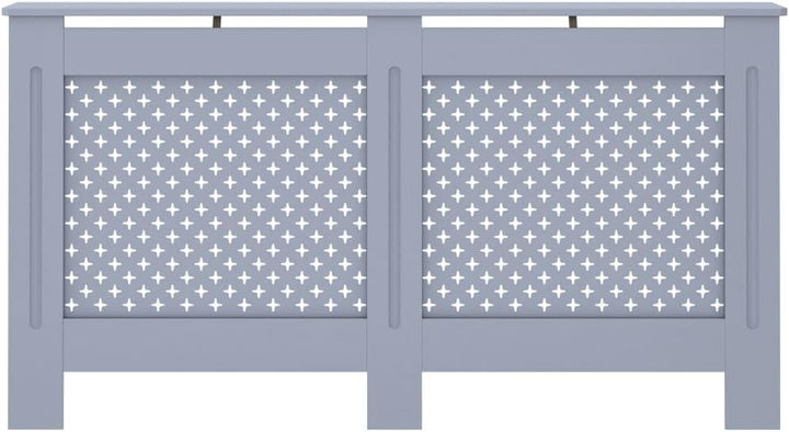 Wohnzimmer Heizkörperabdeckung 152x19x81.5 cm MDF Heizkörper Verkleidung Abdeckung Dekorative Wabenm