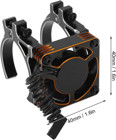 VGEBY RC-Lüfter 40 Mm Metalllüftermotor Lüfter mit Halterung für Ferngesteuertes Modellauto Motor mi