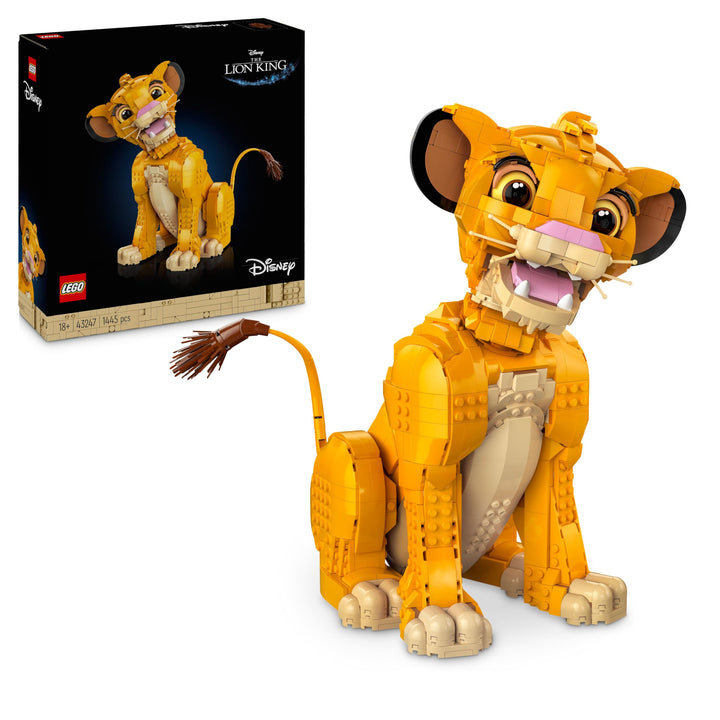 LEGO Disney Classic 43247 Simba, der junge König der Löwen, Sammlertierfigur