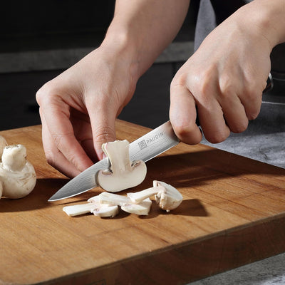 PAUDIN Kochmesser Allzweckmesser Profi 13cm Scharf Küchenmesser Chefmesser aus rostfreiem Deutscher