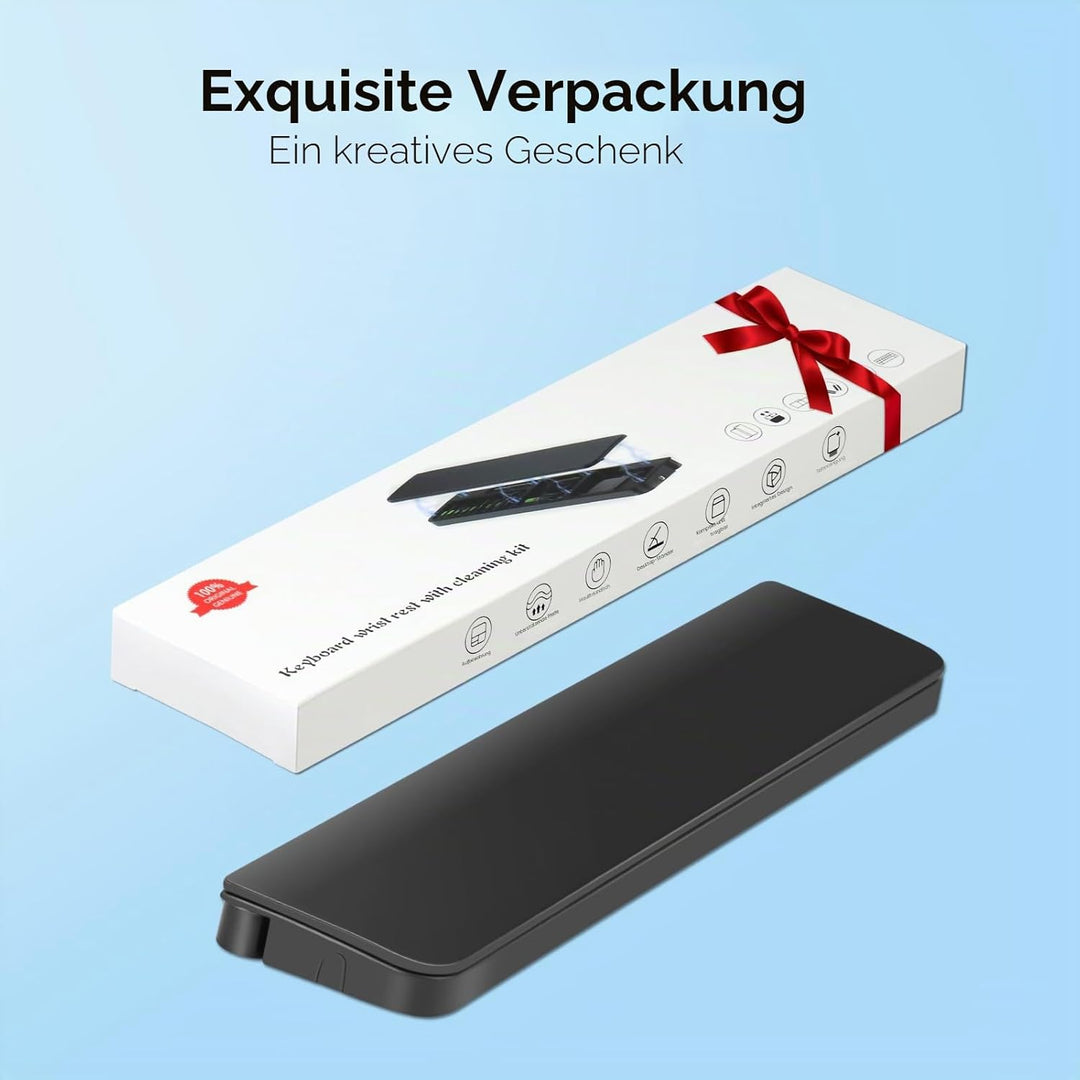 36cm Tastatur-Handgelenkauflage mit Reinigungsset &amp; Ablagebereich