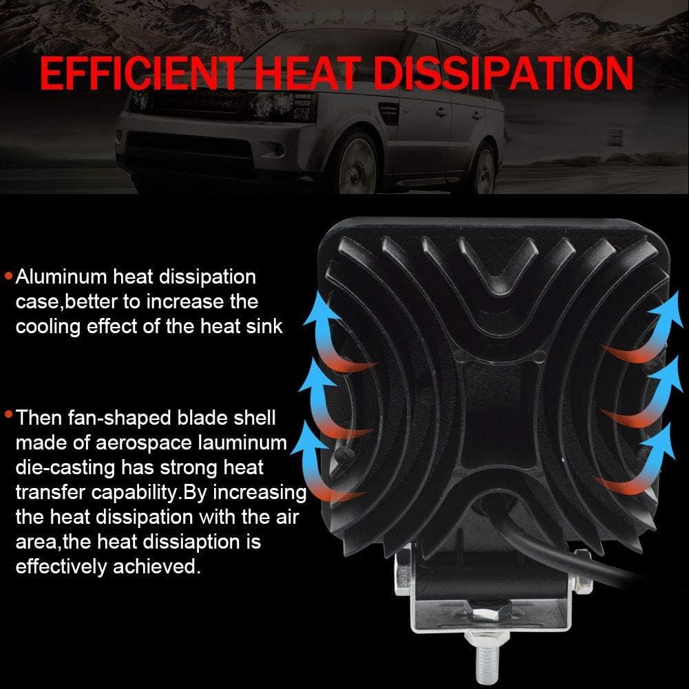 BeiLan Arbeitslichtleiste, LED-Scheinwerfer Auto-Off-Road-Licht Hilfslichter mit 48W LED-Lichtleiste