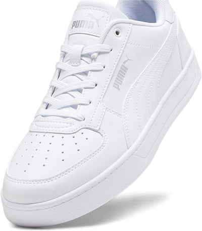 Puma Unisex's Caven 2.0 Sneaker 42 EU Puma White Puma Silver, 42 EU Puma White Puma Silver