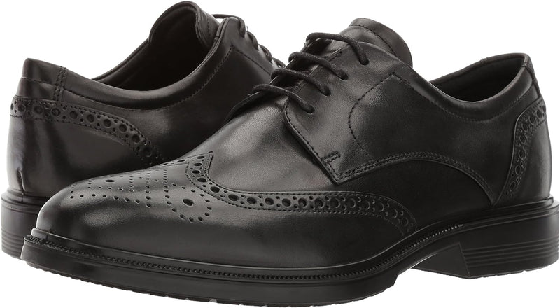 Ecco Herren Lisbon Brogues, Schwarz (Black 1001), 46 EU