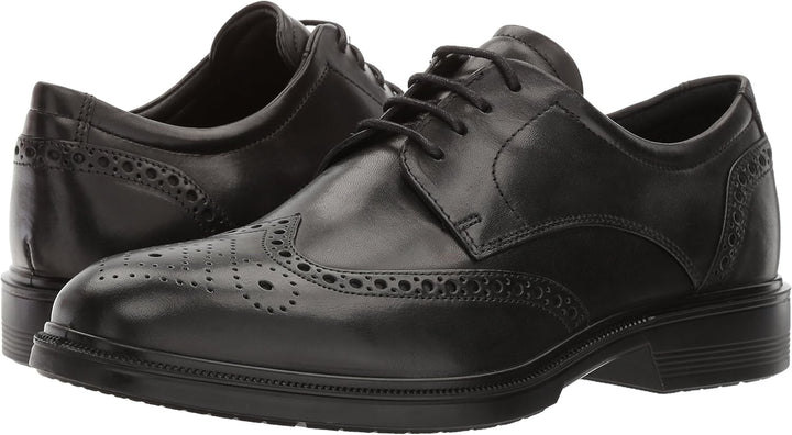 ECCO Herren Lisbon Oxford 39 EU Schwarz, 39 EU Schwarz
