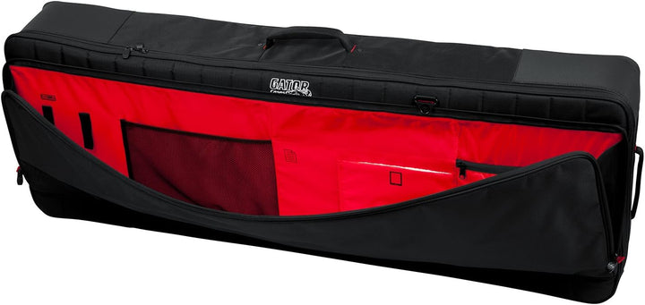 Gator Pro-Go Series Keyboardtasche für 76-Tasten-Keyboards | Microfleece-Innenausstattung | schwarz