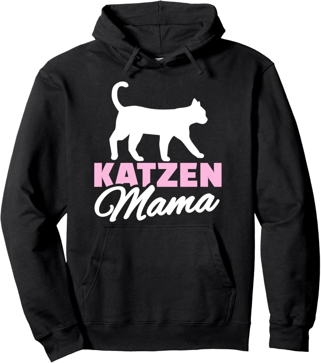 Katzenmama Pullover Hoodie