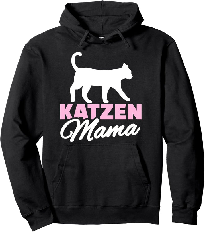 Katzenmama Pullover Hoodie