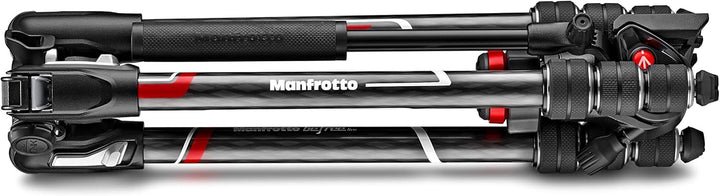 Manfrotto MVKBFRTC-LIVEUS Befree Live-Video-Stativ-Set aus Kohlefaser mit Flüssigkeitskopf, M-Lock T