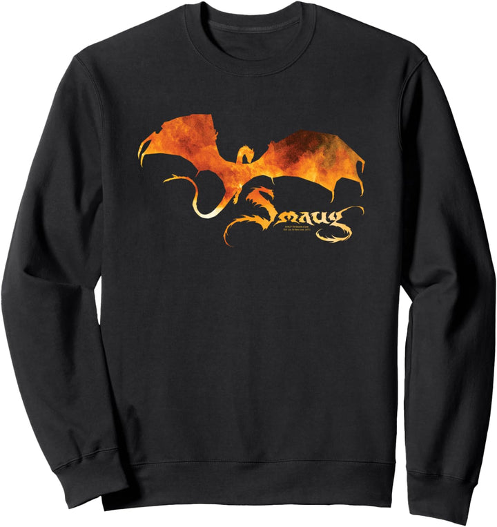 Hobbit Smaug on Fire Sweatshirt