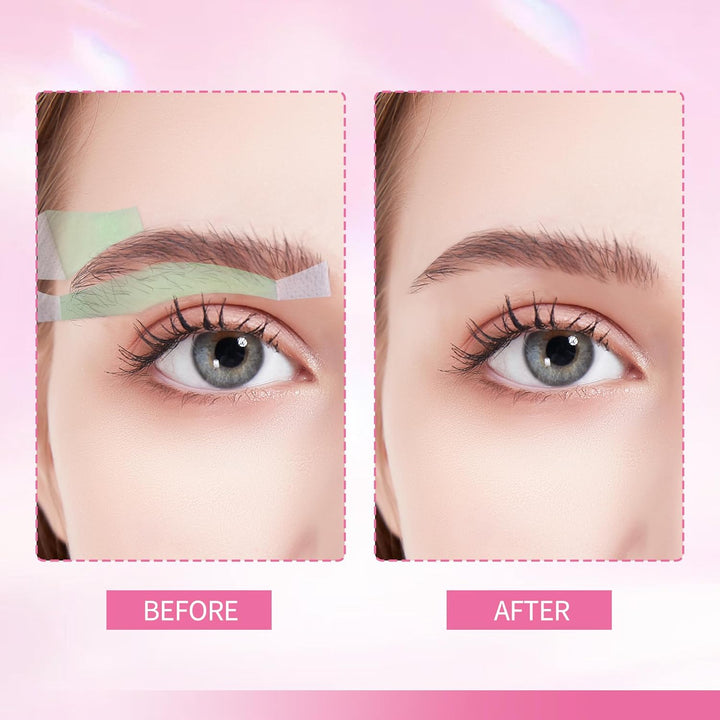 Beauty7 Kaltwachsstreifen für Gesicht, 48 Streifen, Enthaarungsstreifen, Augenbrauen und Lippen, nor