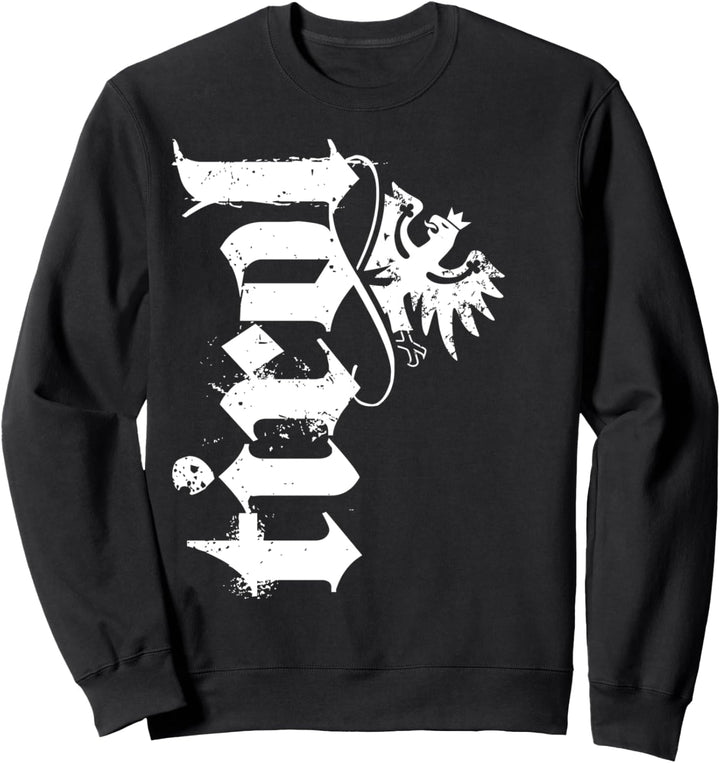 Tirol T-Shirt Cooler Schriftzug Tiroler Adler Bua Madl Retro Sweatshirt
