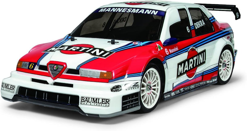 Dickie - Tamiya 300058606 - 1:10 RC Alfa Romeo 155 V6 TI Martini TT-02, Fahrzeuge