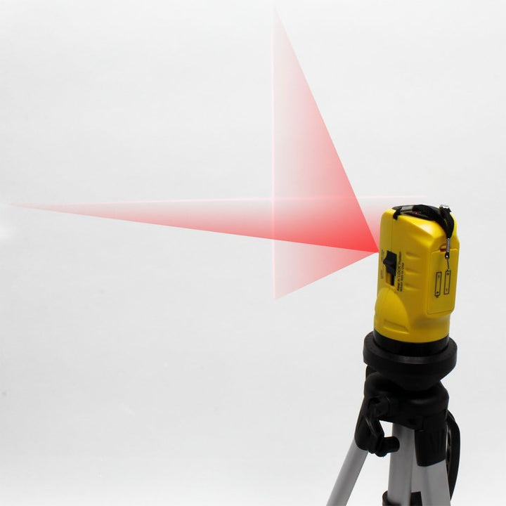 Wiltec Kreuzlinienlaser selbstnivellierend mit Stativ 1,2 m, ±0,5 mm/m genau, Rotationslaser zum Ver