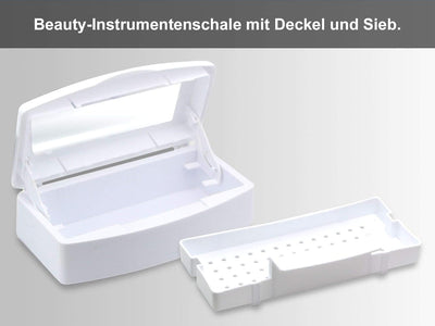 Beauty-Instrumentenschale mit Deckel und Sieb