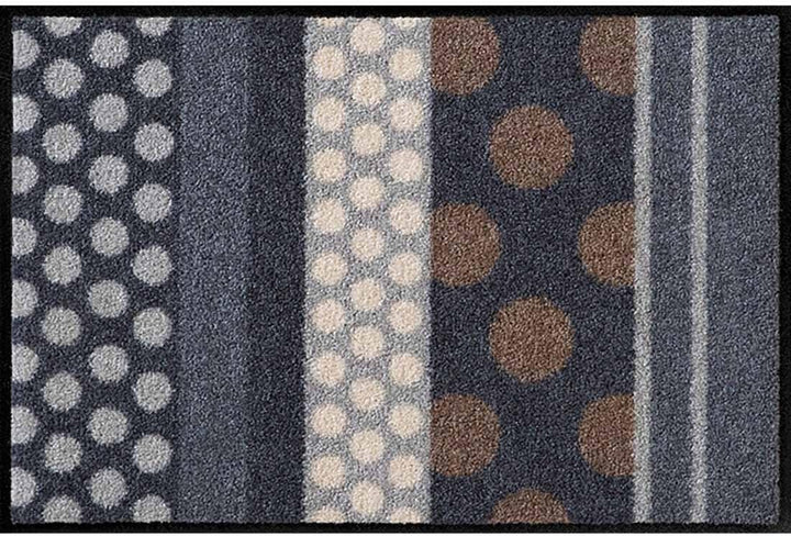 Salonloewe Zerbino lavabile Glamour Dots Grigio 75 x 120 cm SLD0457-075x120