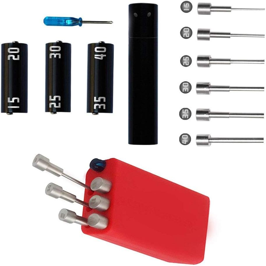 Leeko Spule DIY Werkzeug Kit V3, Wickelzubehör-Set mit Wickelhilfe (V4) /Mini Ohm Reader/Pinzette/Hi