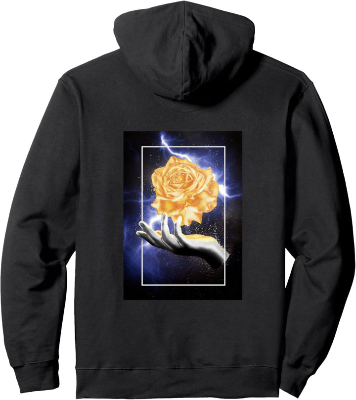 Japanese aesthetic streetwear Backprint Aesthetic Vaporwave Pullover Hoodie