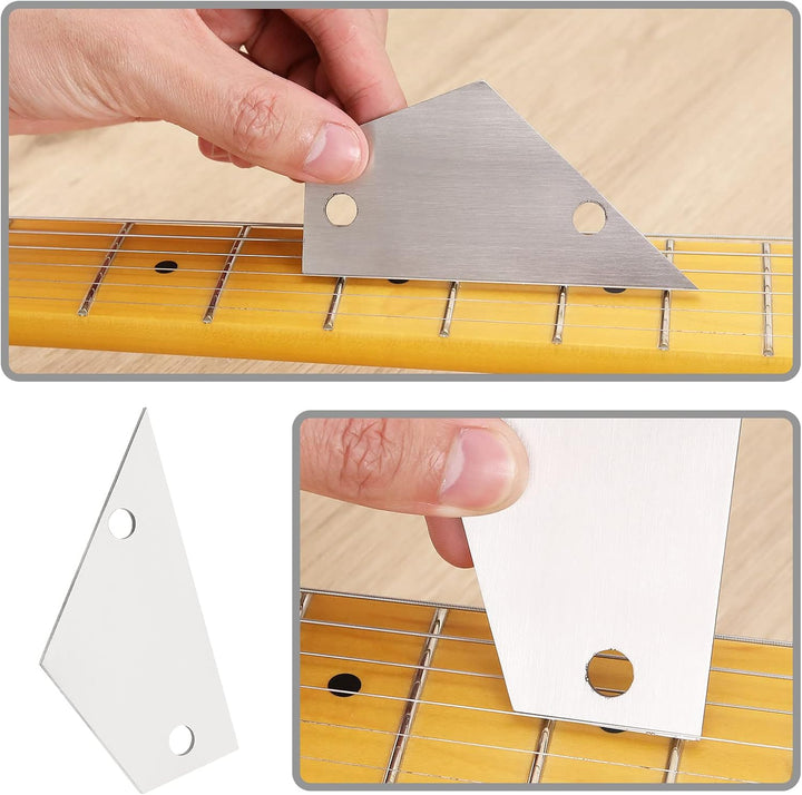 Gitarrenhals-Lineal, Saitenmassstab, Lineal, Bundwippe, Gitarrenhals, gekerbt, gerade Kanten, Gitarr