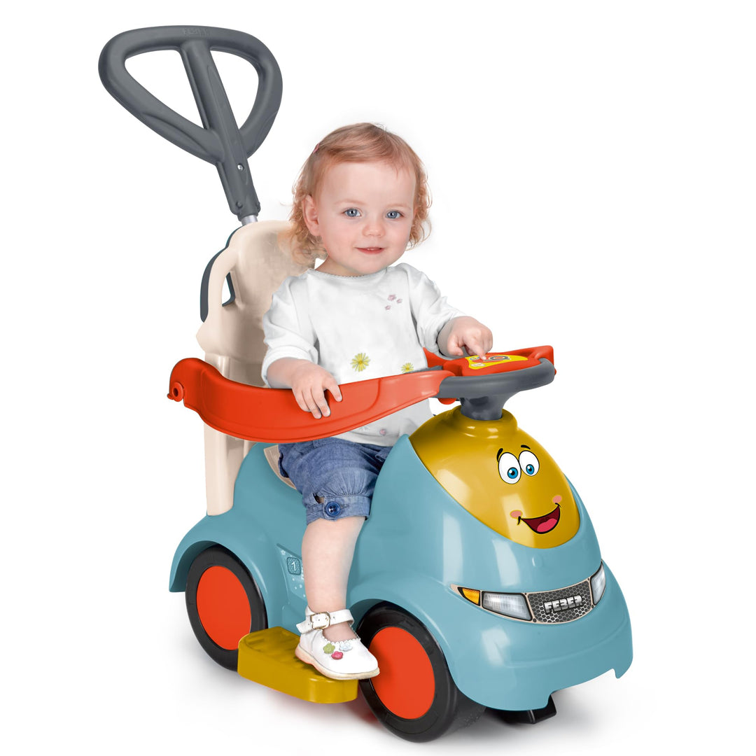 FEBER - Motofeber Casual 3 in 1 Push N'Go, Schiebe-Laufrad, Schiebewagen und Lauflernhilfe in einem