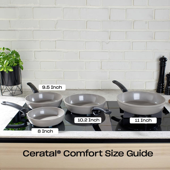 Fissler Ceratal Comfort / Aluminium-Pfanne frei von PFAS/PTFE, Keramik-beschichtet (Ø 26 cm) Ceramic