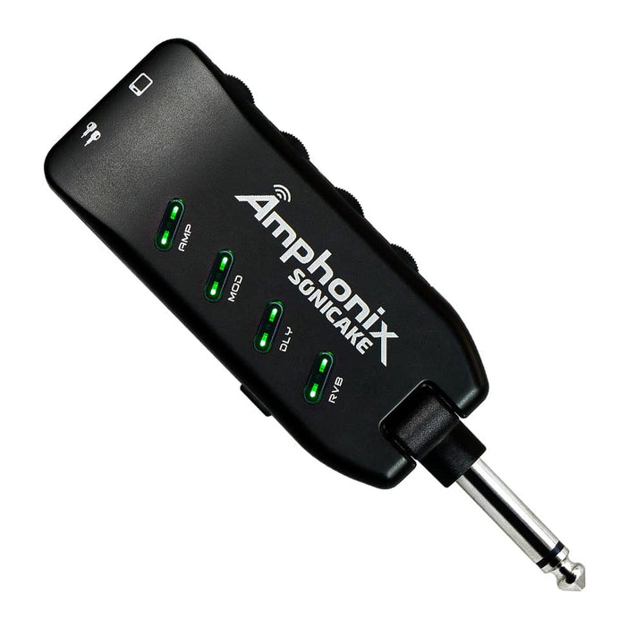 SONICAKE Mini Gitarre Kopfhörer Verstärker Bluetooth Multi-Effekte Plug-In USB aufladbar Portable Am