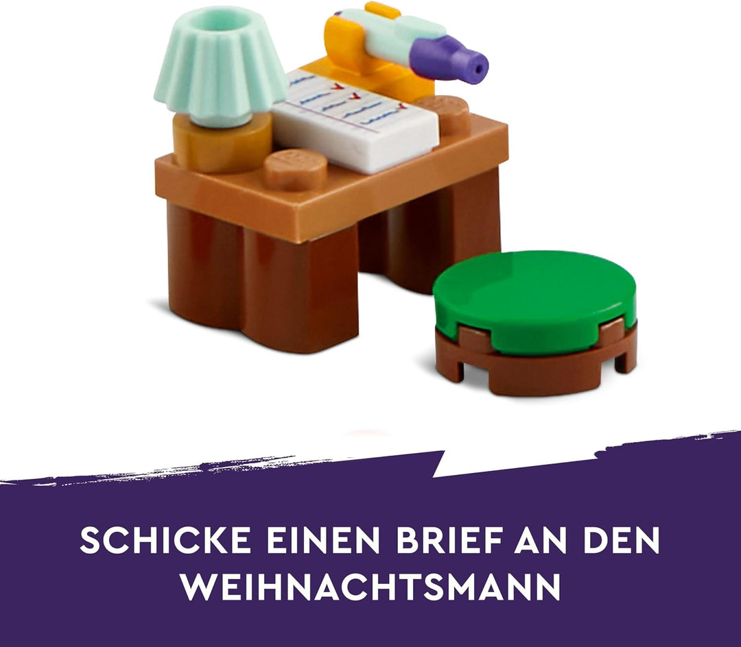 LEGO Friends Adventskalender 2024, vorweihnachtliches Kinderspielzeug mit 5 Charakteren und 3 Tieren