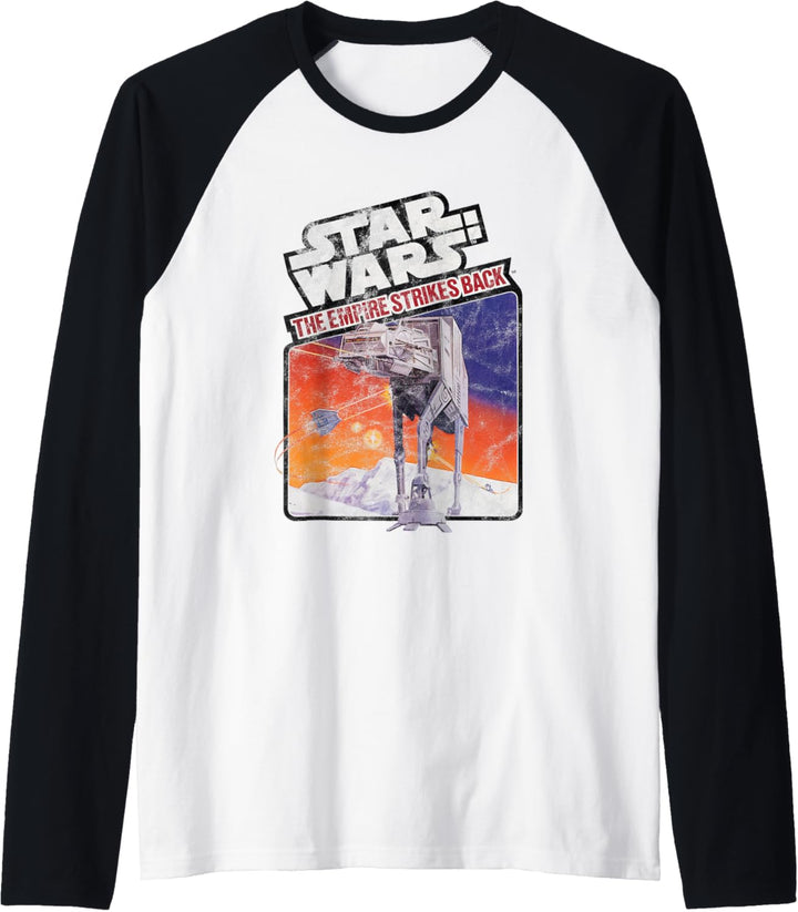 Star Wars The Empire Strikes Back AT-AT Poster Raglan