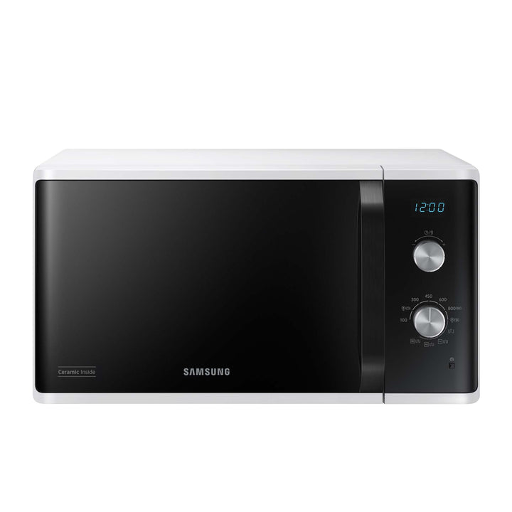 Samsung MG23K3614AW/EG Mikrowelle mit Grill / 23 Liter Garraum / 800 W/Grosses Grillelement für glei
