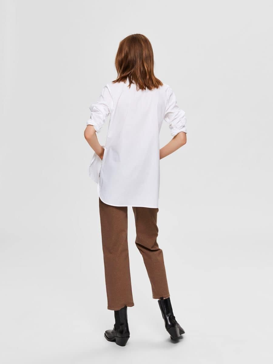 SELECTED FEMME Female Hemd Reissverschluss 36 Bright White, 36 Bright White
