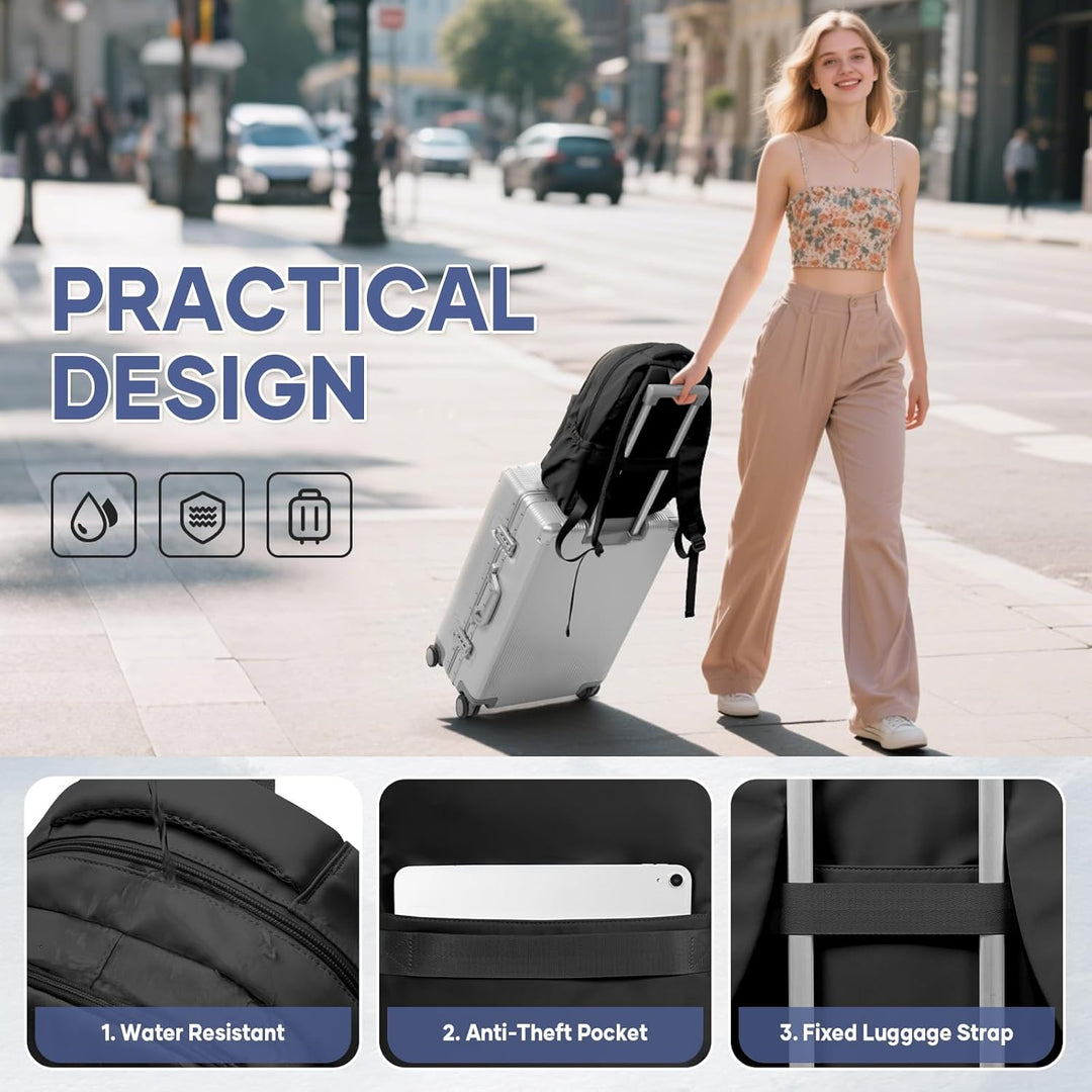WEPLAN Schultasche Schulrucksack für Mädchen, leichte Schultaschen für Mädchen im Teenageralter, was