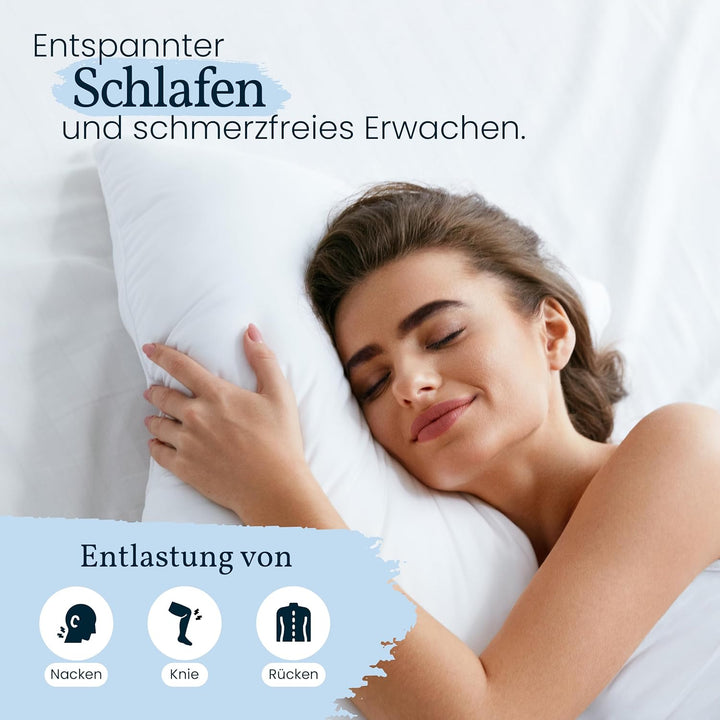 Hochwertiges Seitenschläferkissen - Langes Kissen für Seitenschläfer - Body Pillow - Körperkissen fü
