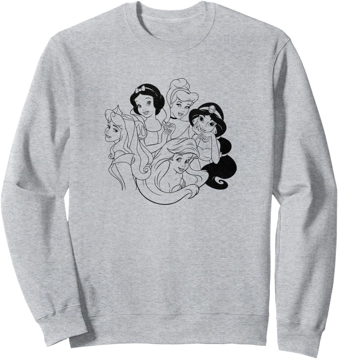 Disney Princess Simple Outline Sweatshirt
