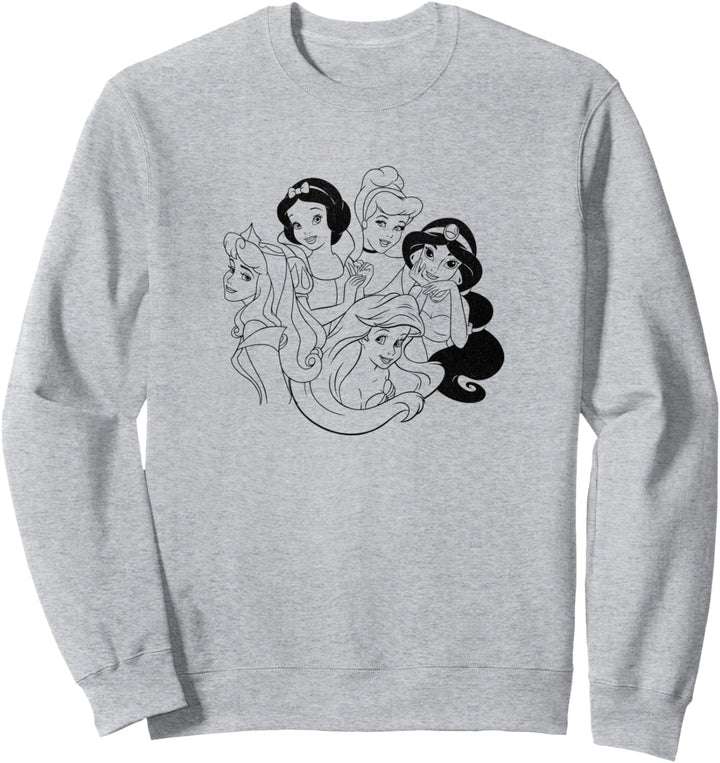 Disney Princess Simple Outline Sweatshirt