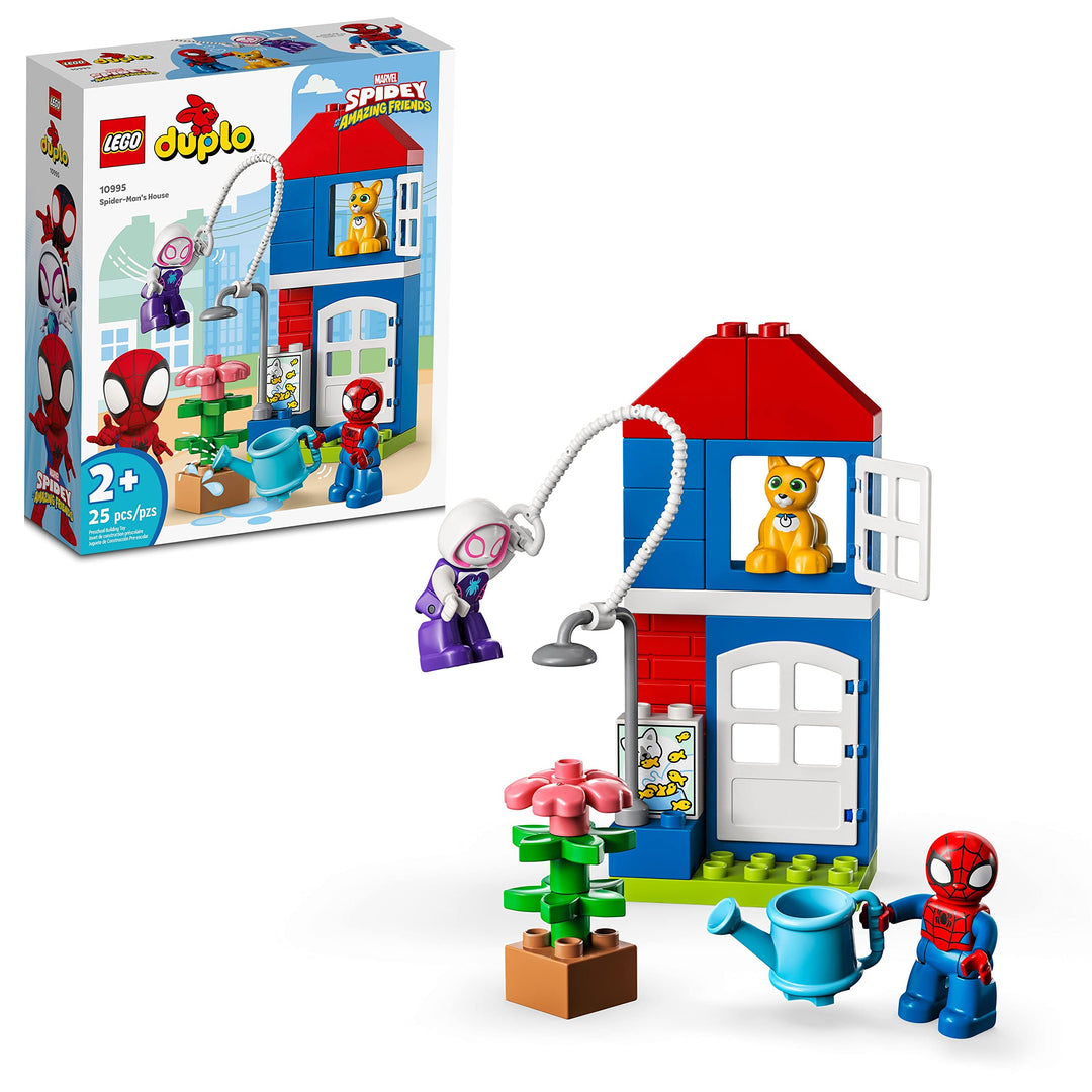 LEGO DUPLO Marvel Spider-Man's House 10995 - Spiderman Spielzeug für Kleinkinder, Jungen, Mädchen, S