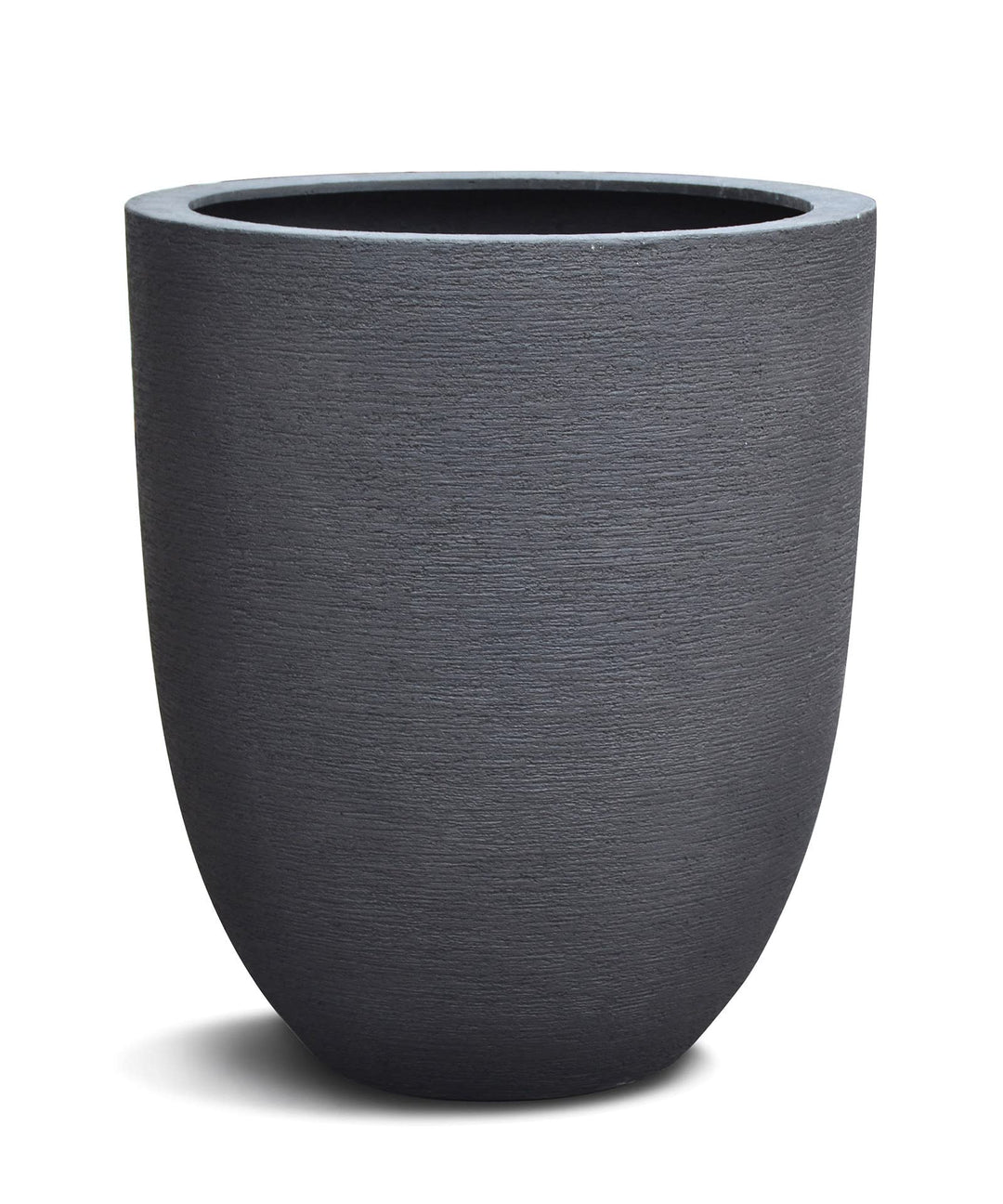 ESCHBACH® Pflanzkübel Tall Egg Pot 50 Nero Anthrazit Rund * 52 x 52 x 61 cm * 10 Jahre Garantie 52x5