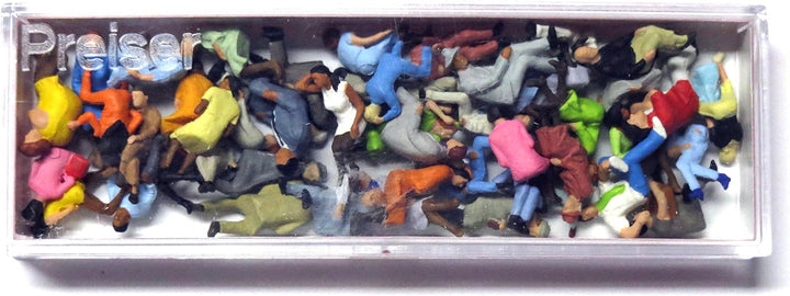 Preiser 14418 Sitzende Reisende. 48 Figuren