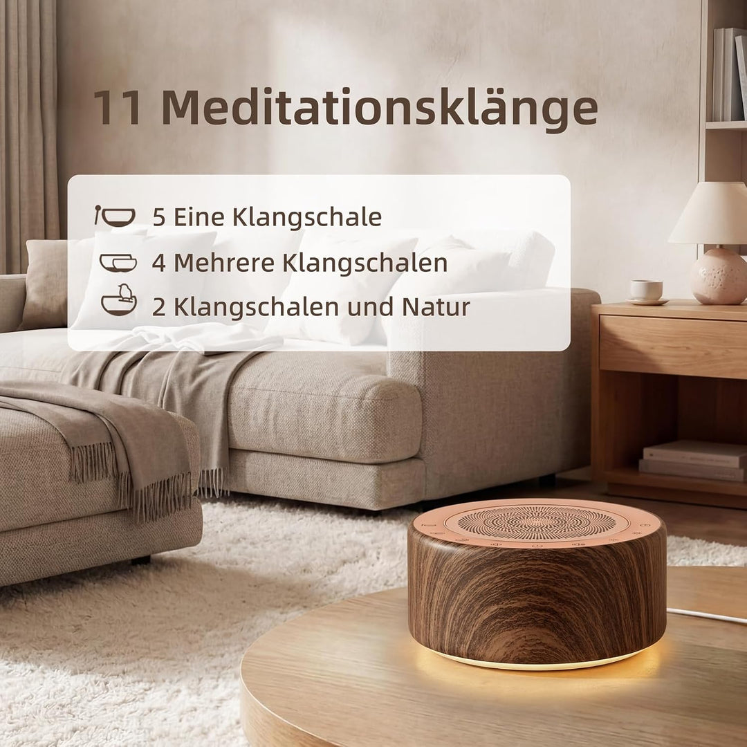 Kipcush Tibetische Meditationsschalen-Klangmaschine – 7 Klangschalen in verschiedenen Grössen für Yo