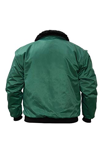 Korntex Pilotenjacke Arbeitsjacke Wasserdicht Winddicht Grün - XS XS Grün, XS Grün