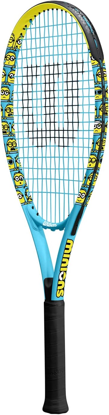 Wilson Tennisschläger Minions XL 113, Aluminium, Ausgewogene Balance, 275 g, 68,6 cm Länge Griffstär