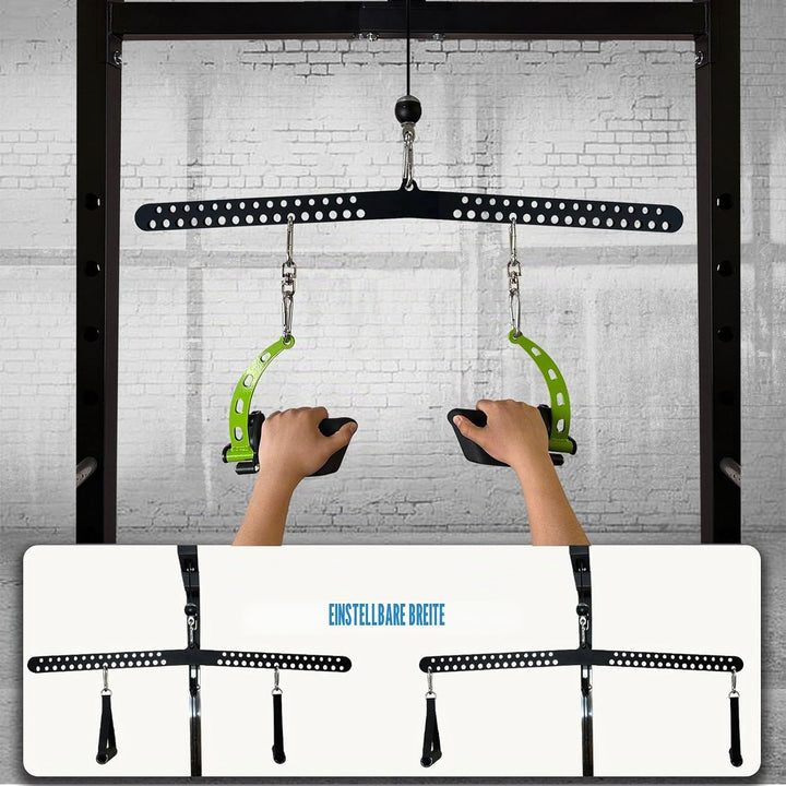 KORIKAHM Multi-Grip LAT Pull Down Bar für Home Gym Fitness, Spreizplatte LAT Pulldown Aufsätze für P