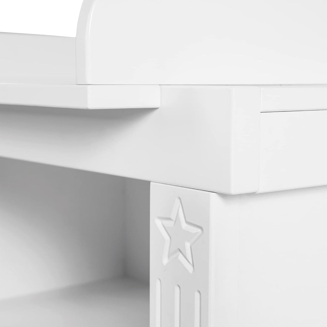 roba Kindermöbelset 'Maxi‘, 2-TLG inkl. Kombi-Bett, 70 x 140 cm und breiter Wickelkommode, weiss Kin