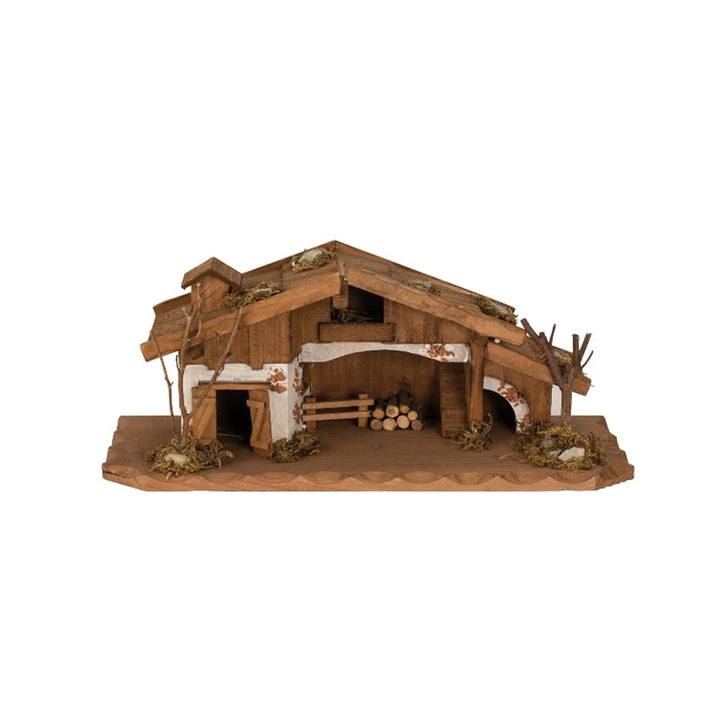 LB H&amp;F Bergbauern Weihnachtskrippe Krippe Holzkrippe Tischkrippe